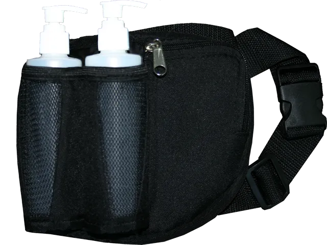 Double Oil Holsters with Accessory Zip Pocket