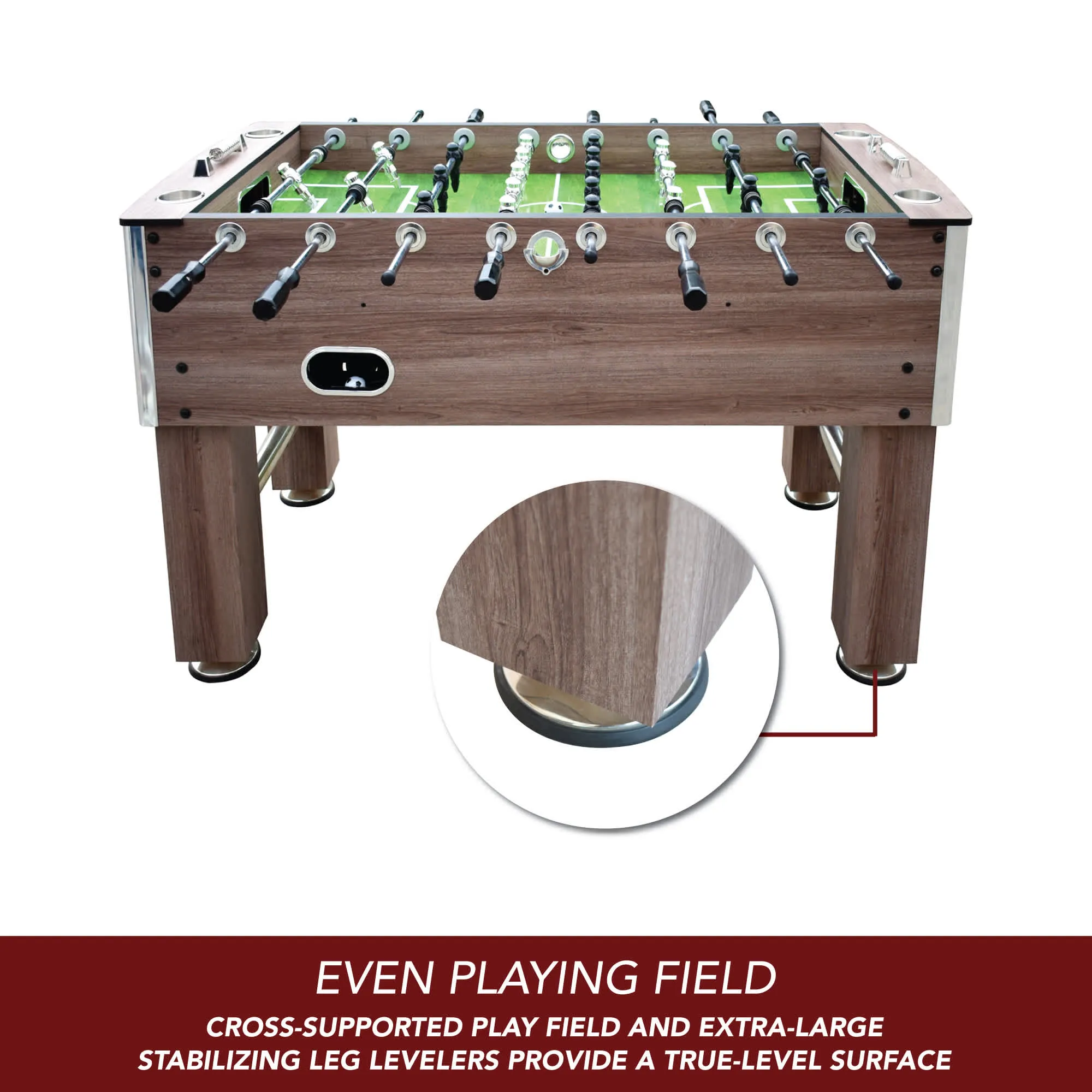 Driftwood 56-in Foosball Table