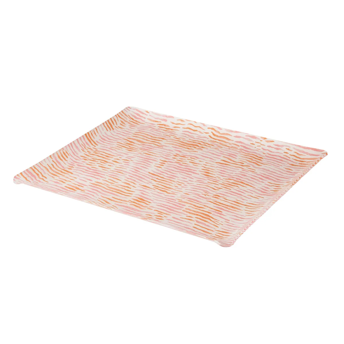 Fabric Tray Large Arles Pink/Orange