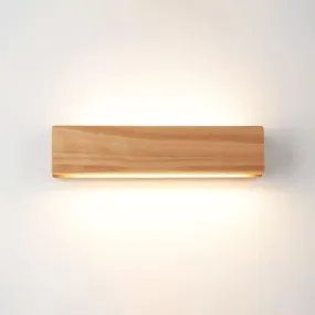 Fluxwood Array Timber Wall Light