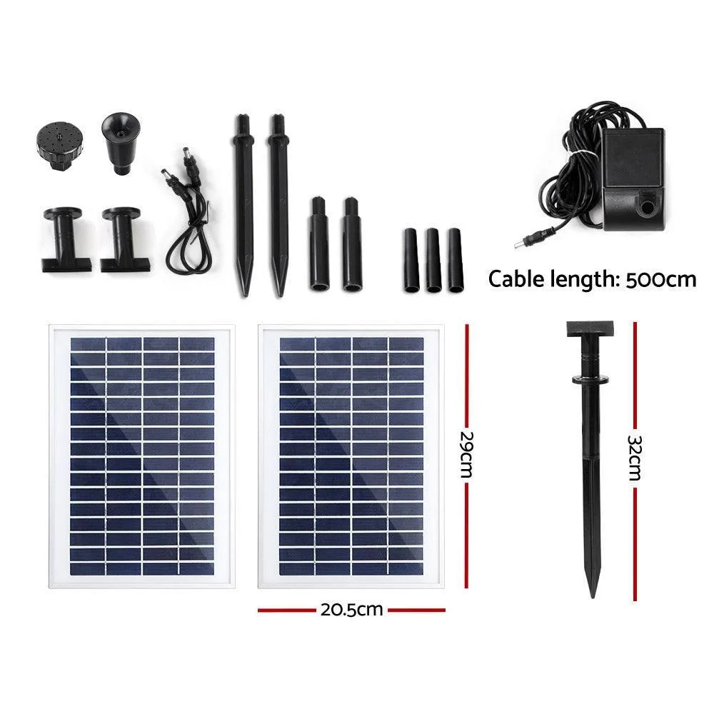 Gardeon 110W Solar Powered Water Pond Pump Outdoor Submersible Fountains