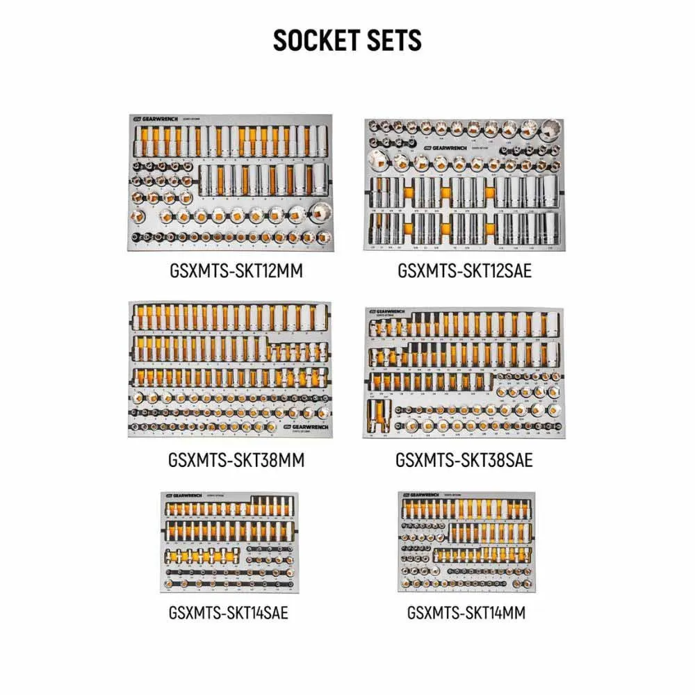 GearWrench MEGAMOD1024 1024-Piece Master Technician Set in Modular Trays with Storage