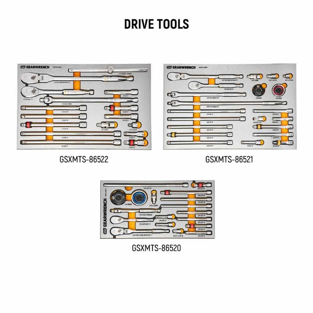 GearWrench MEGAMOD1024 1024-Piece Master Technician Set in Modular Trays with Storage