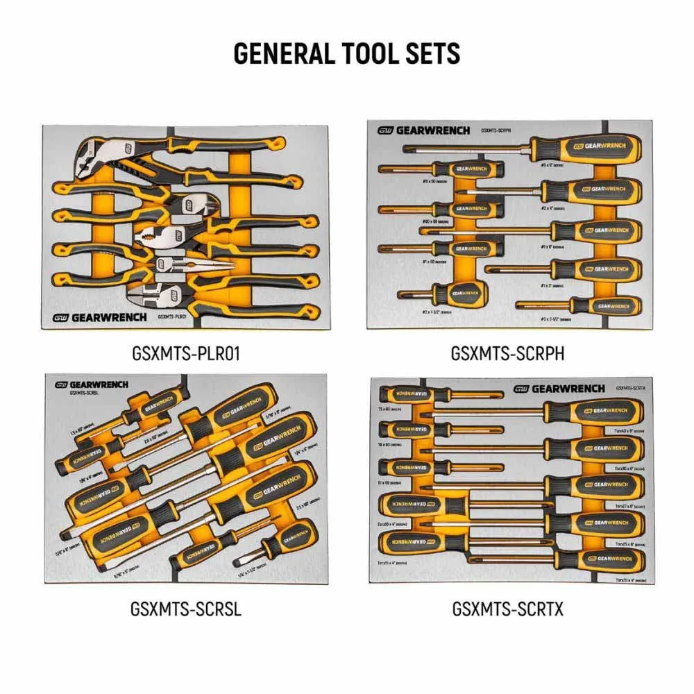 GearWrench MEGAMOD1024 1024-Piece Master Technician Set in Modular Trays with Storage