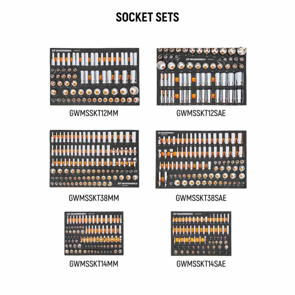 GearWrench MEGAMODPRO 791-Piece Master Technician Set in Modular Trays with Storage