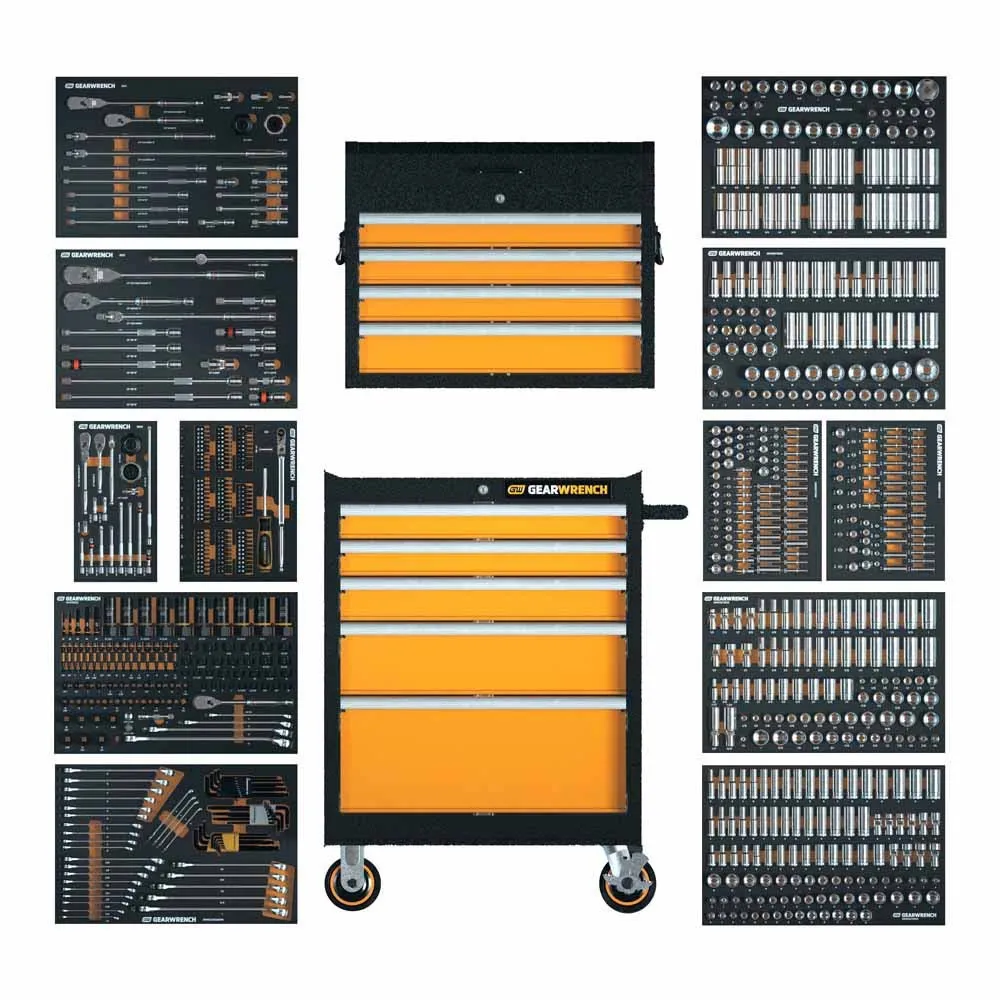 GearWrench MEGAMODPRO 791-Piece Master Technician Set in Modular Trays with Storage