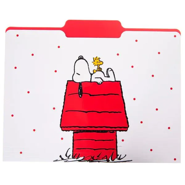 Graphique de France File Folder Set 9pk Peanuts