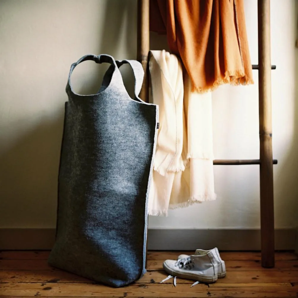 Hendee XL Laundry/Storage Bag - Light Grey