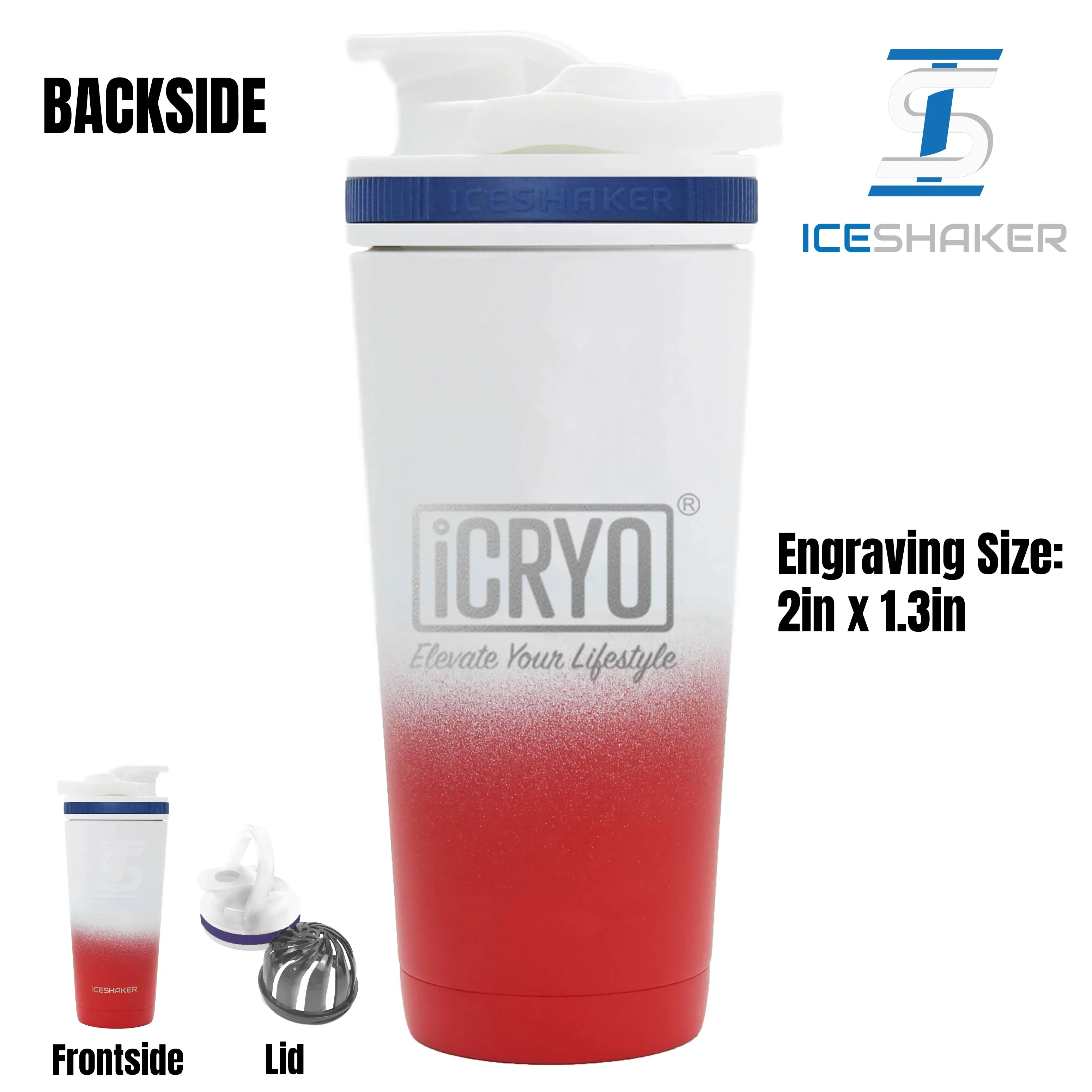 iCRYO Custom 26oz Ice Shaker