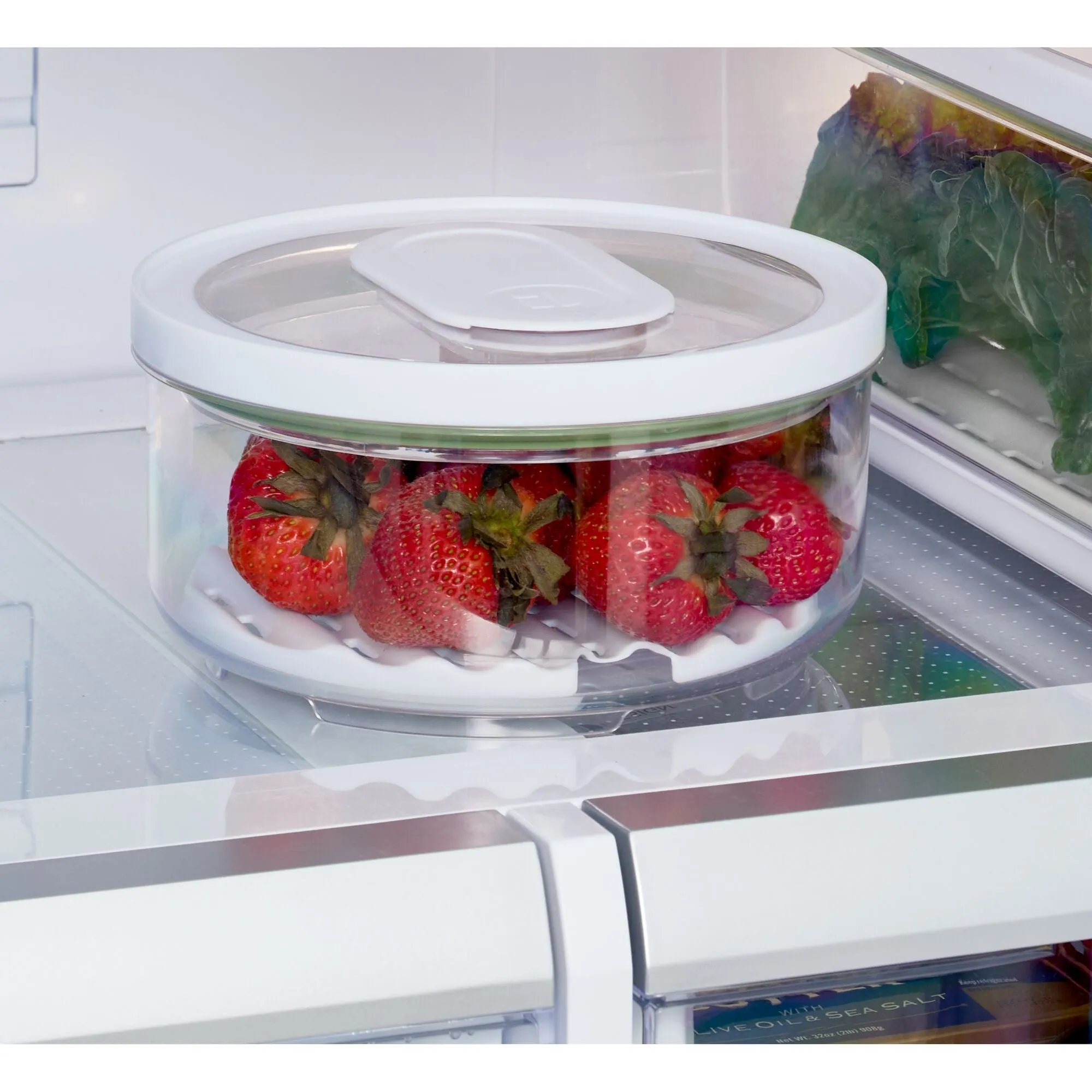 iDesign iDFresh BPA-Free Recycled Plastic Produce Storage Bowl, Small