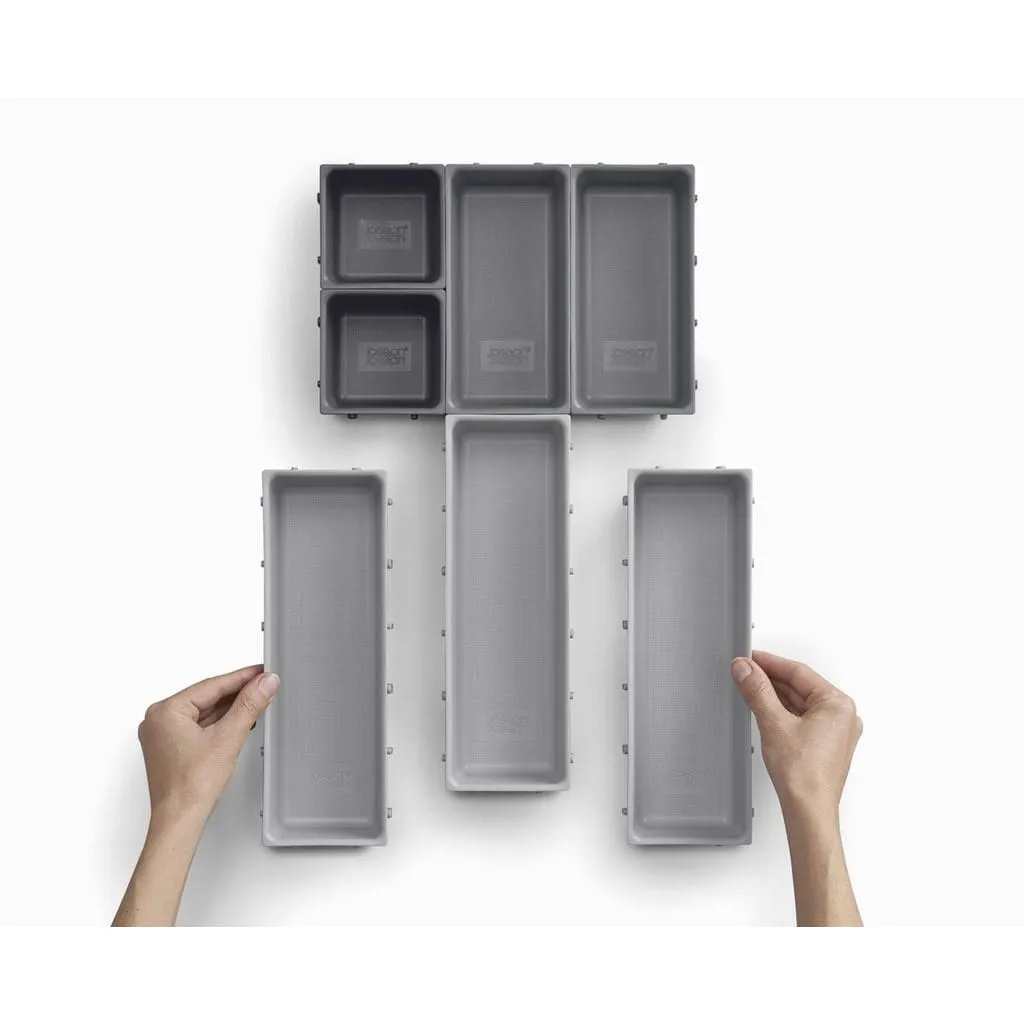 Joseph Joseph  Blox 7-piece Drawer Organiser Set Grey