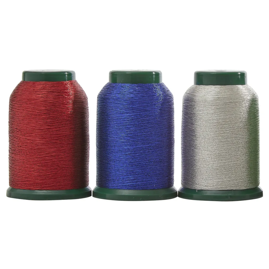 KingStar Patriotic Metallic Thread Pack