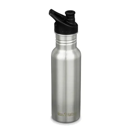 Klean Kanteen Classic S/S Bottle w Sports Cap 18oz (532ml)