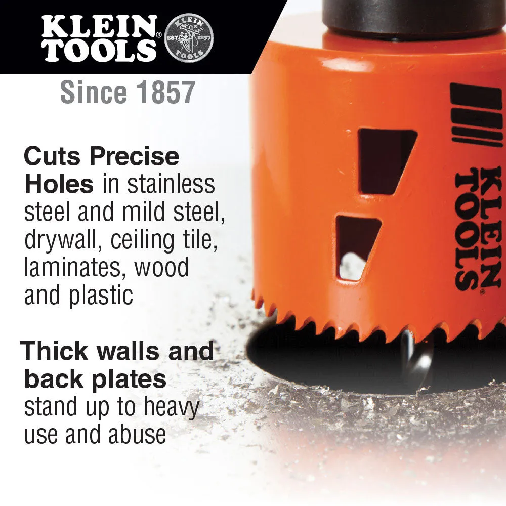 Klein 31918 Bi-Metal Hole Saw, 1-1/8"