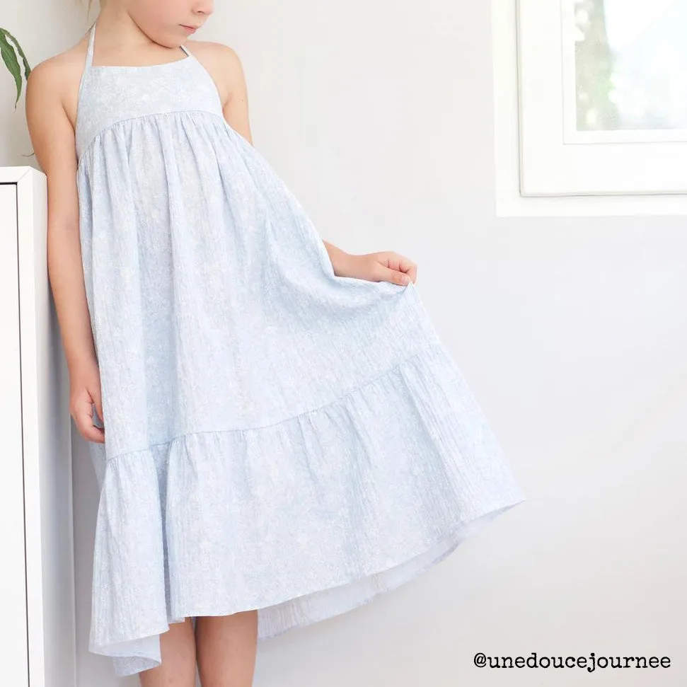 LENA - blouse & dress - Girl 3/12 - PDF Sewing Pattern