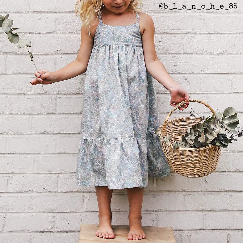 LENA - blouse & dress - Girl 3/12 - PDF Sewing Pattern