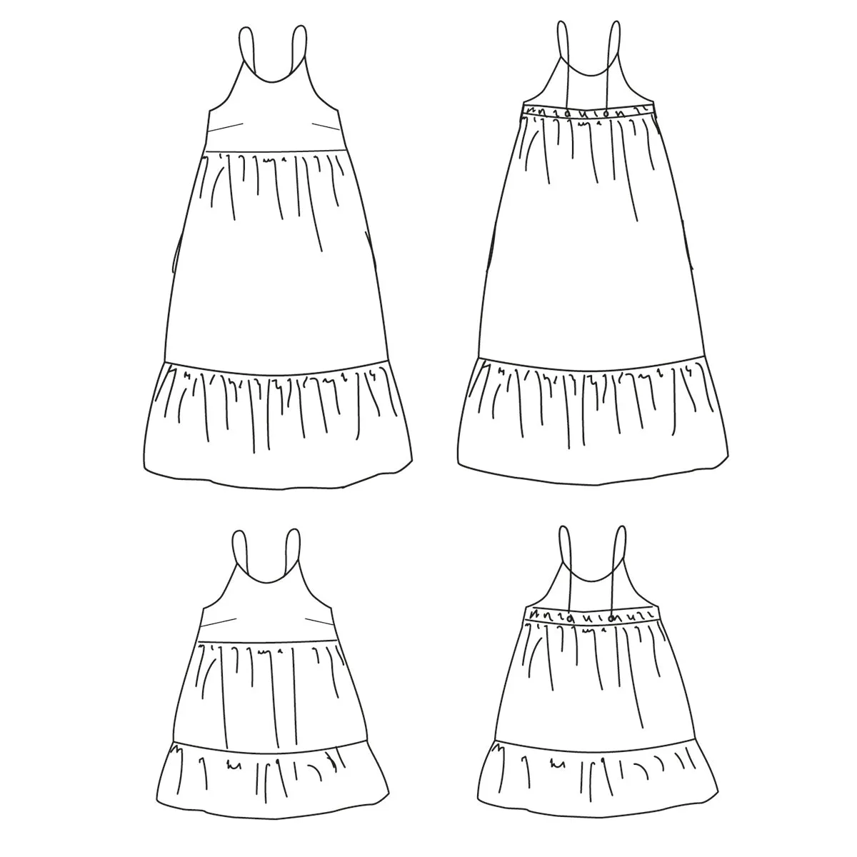 LENA Mum Blouse & dress - Woman 34/46 - PDF Sewing Pattern