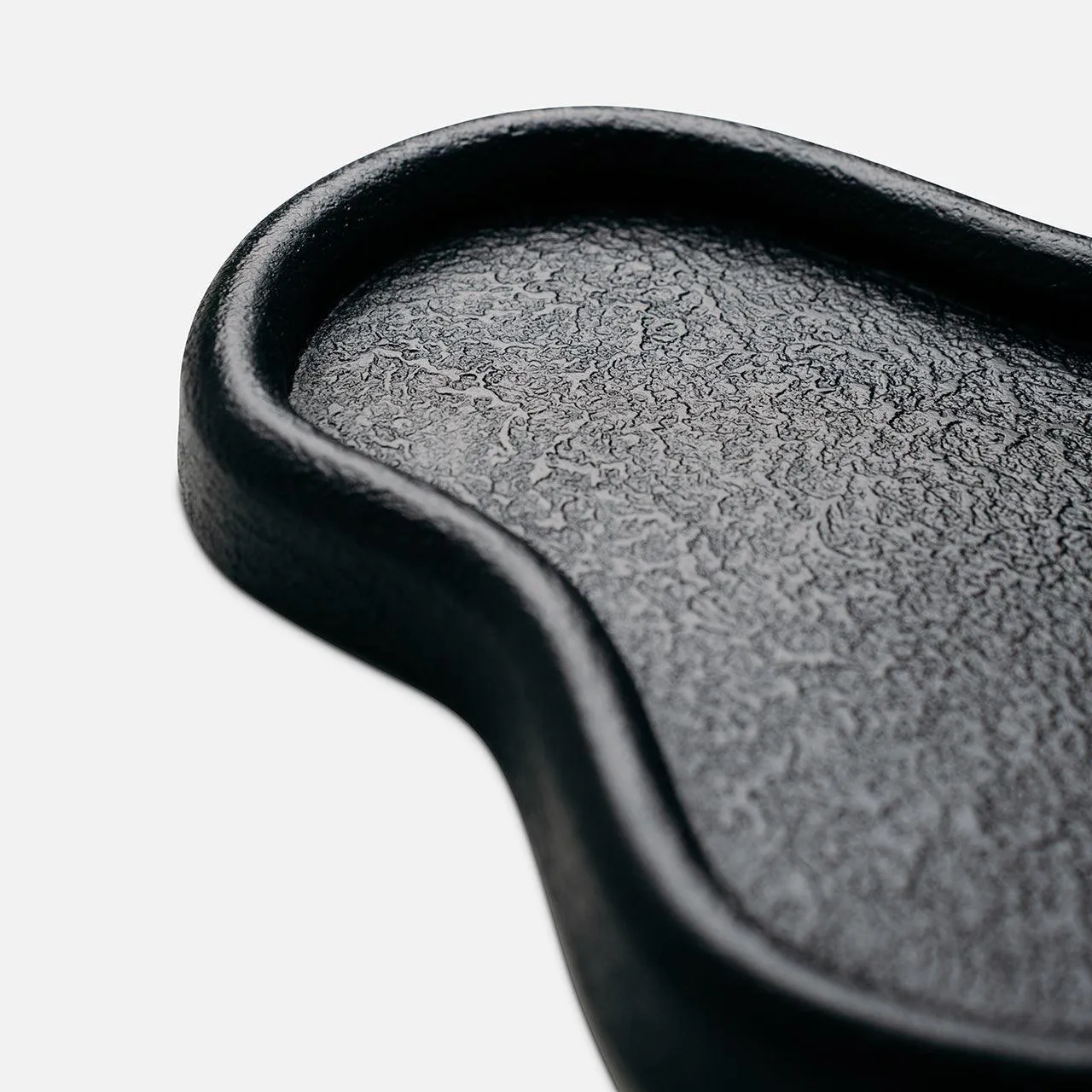 Lily Tray - Black - Plaster Finish