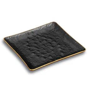 L'OBJET Crocodile Square Plate