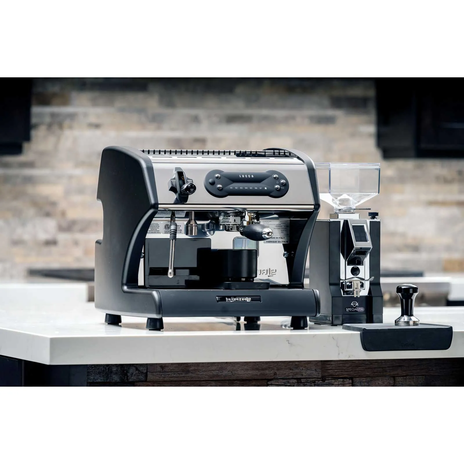 Lucca A53 Mini V2 Tank Home Espresso Machine - Black