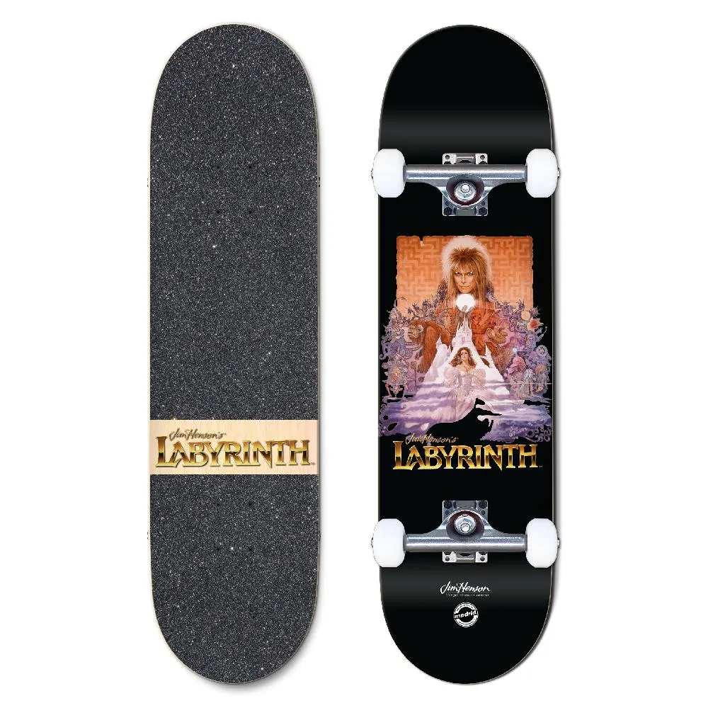 Madrid Sci-fi Labyrinth Movie David Bowie Poster Skateboard