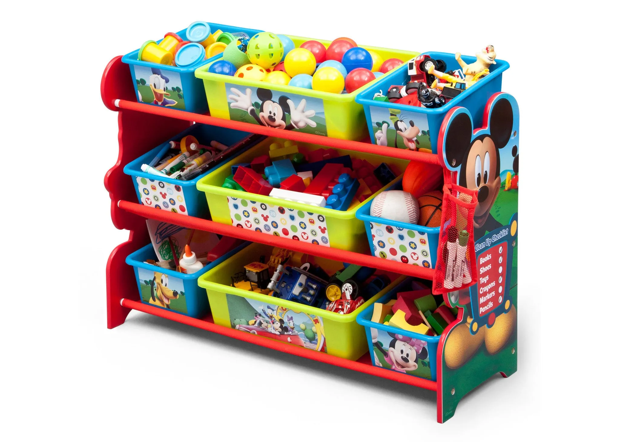 Mickey Mouse Plastic 9 Bin Organizer