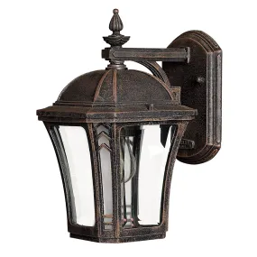 Mocha One Light Small Outdoor Wall Lantern - ID 7108