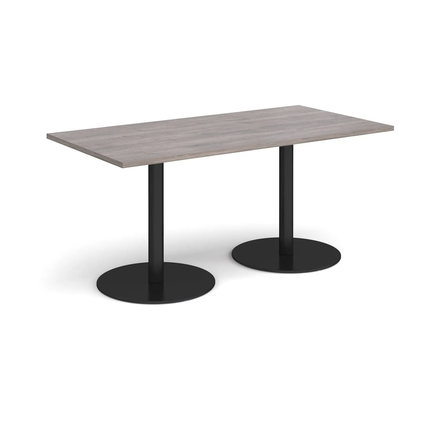 Monza rectangular dining table with flat bases