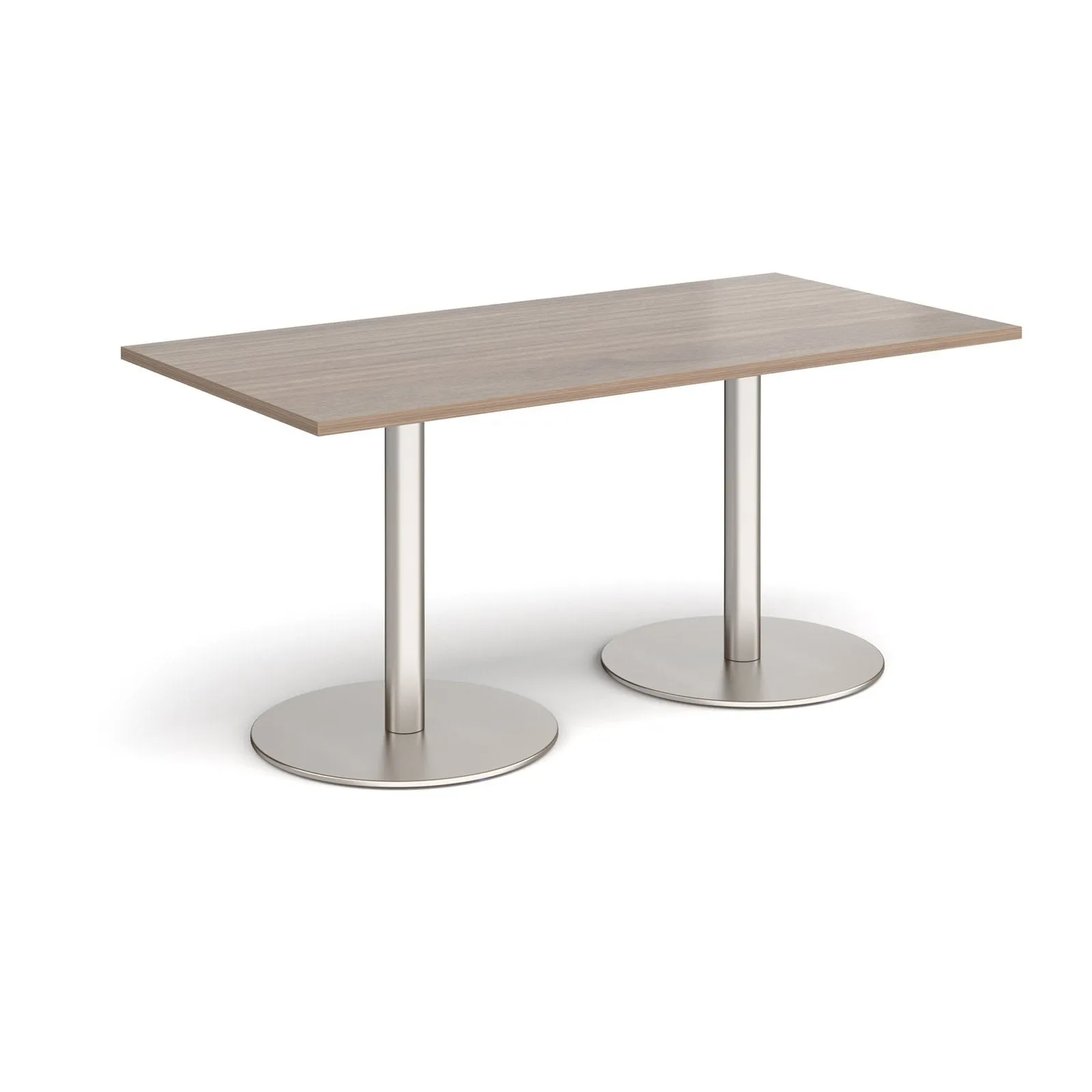 Monza rectangular dining table with flat bases