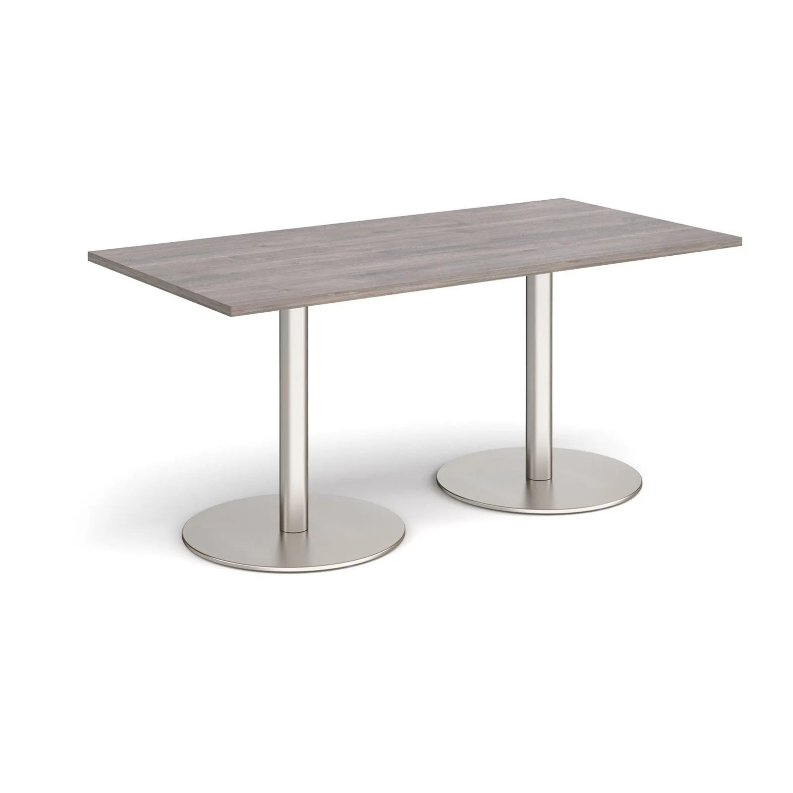 Monza rectangular dining table with flat bases