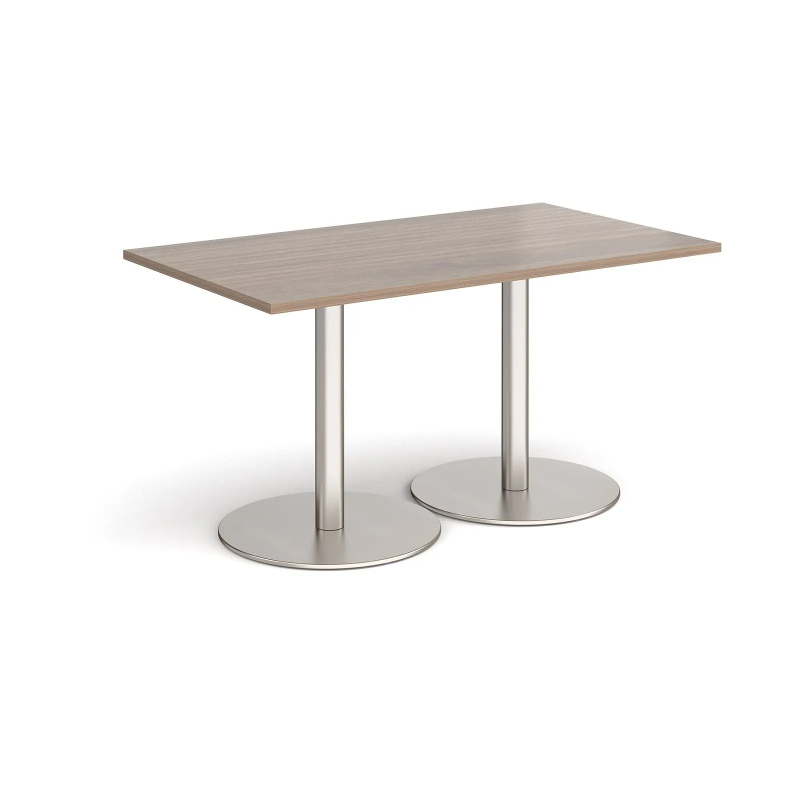 Monza rectangular dining table with flat bases