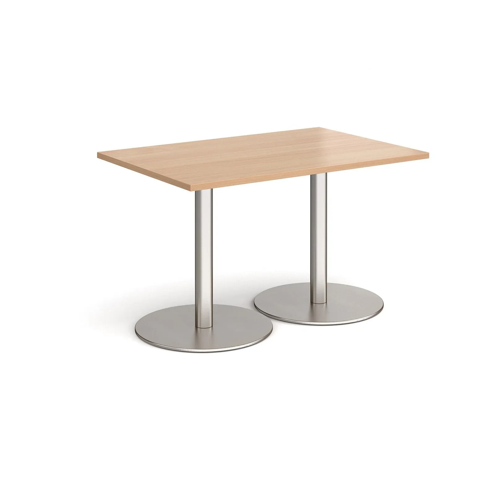 Monza rectangular dining table with flat bases