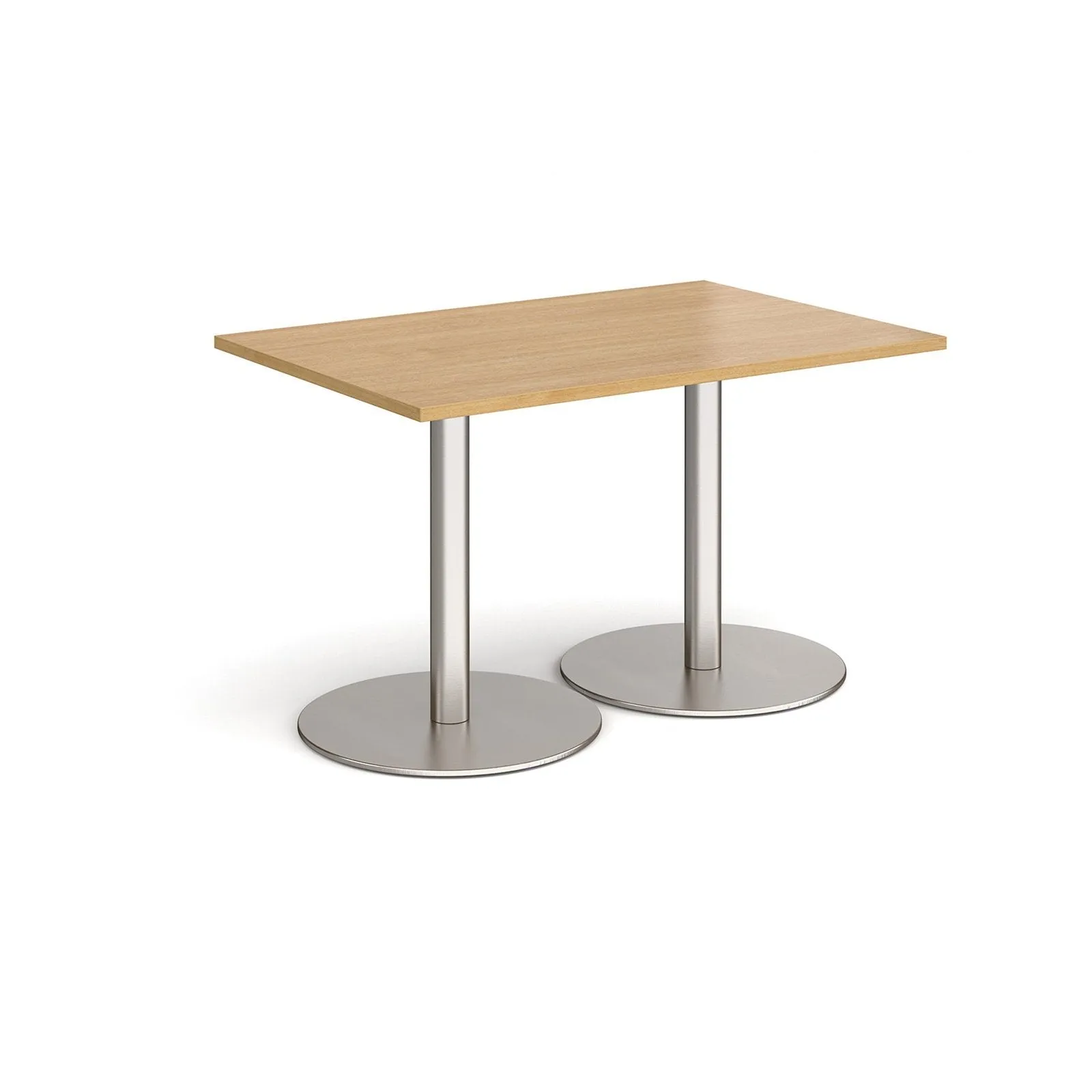 Monza rectangular dining table with flat bases