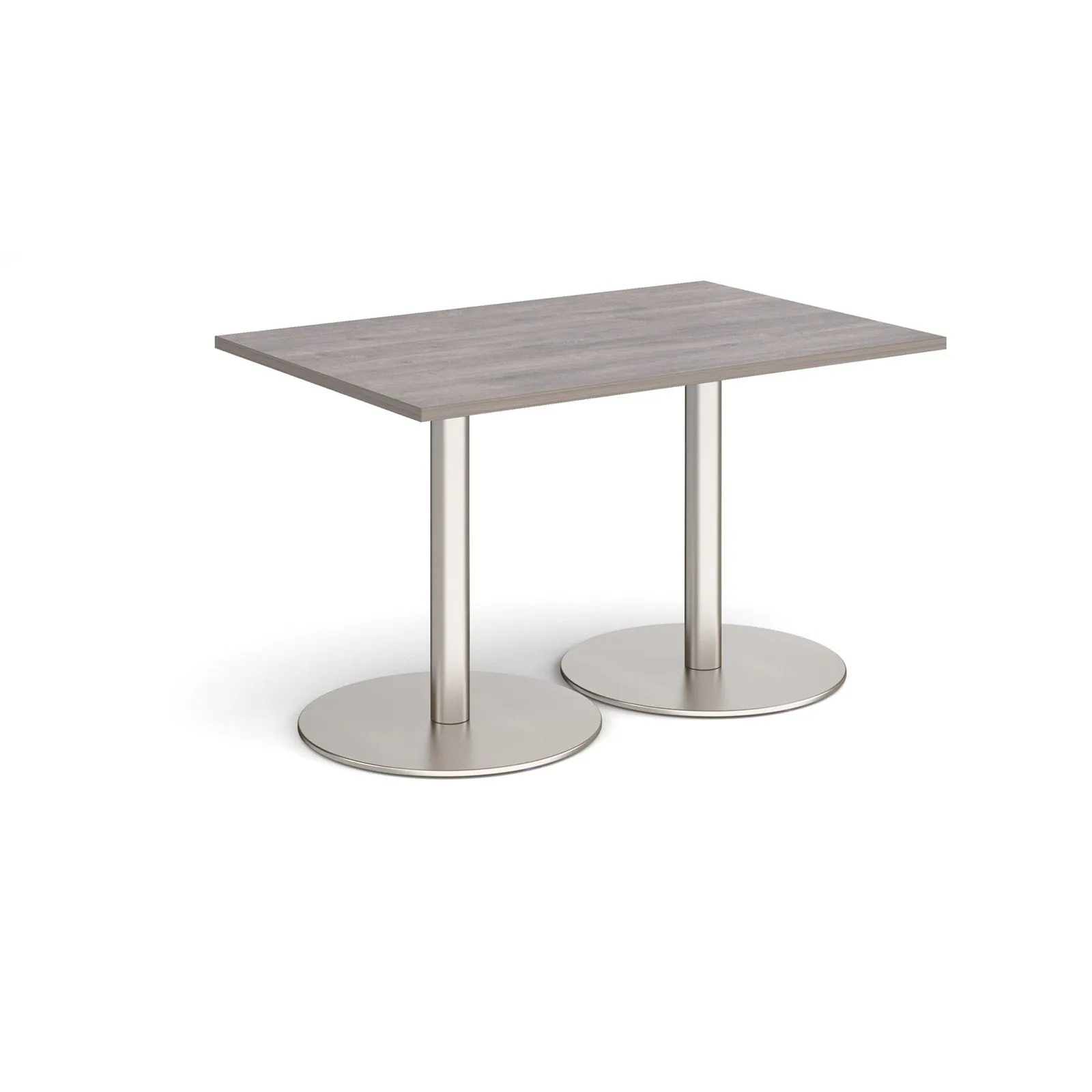 Monza rectangular dining table with flat bases