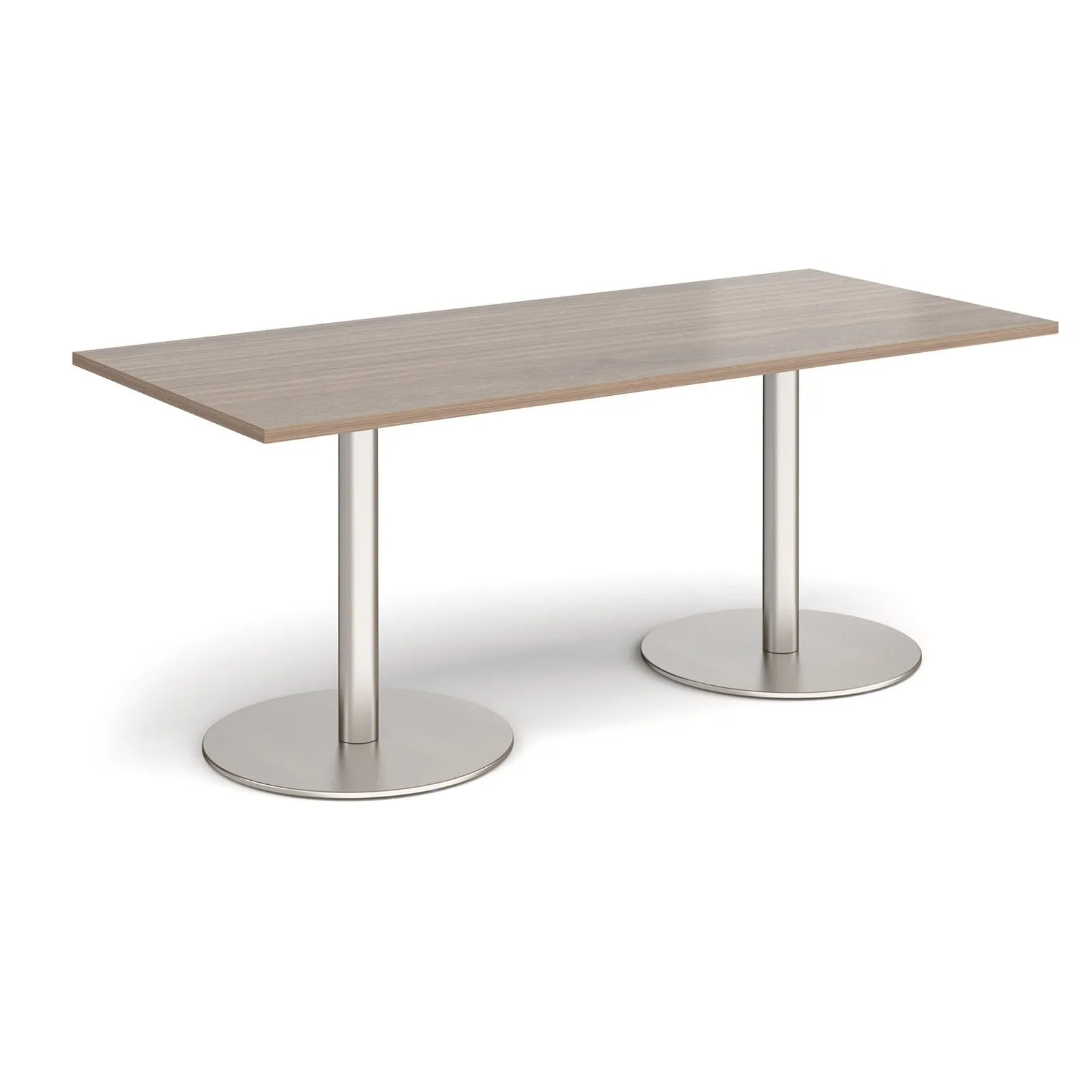 Monza rectangular dining table with flat bases