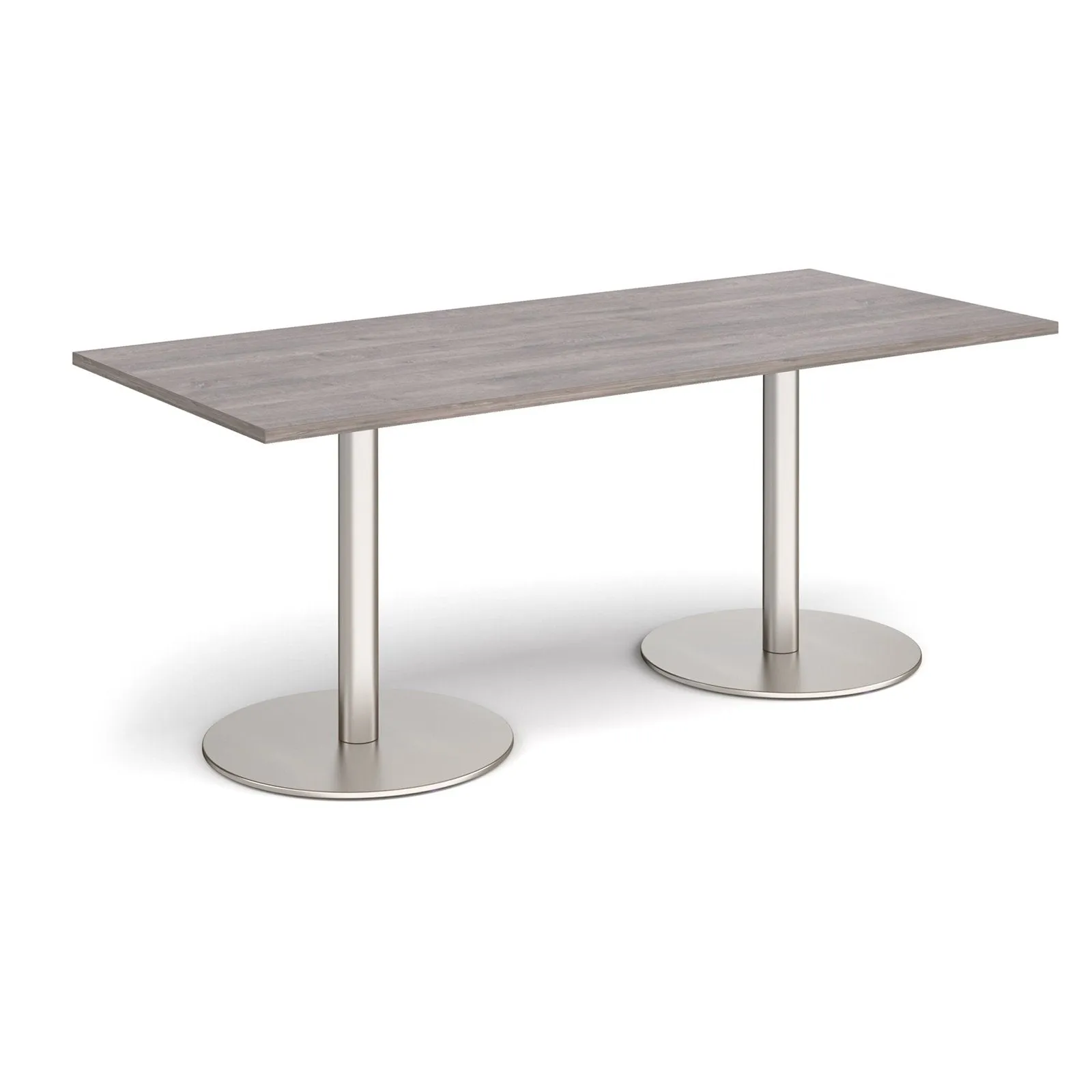 Monza rectangular dining table with flat bases