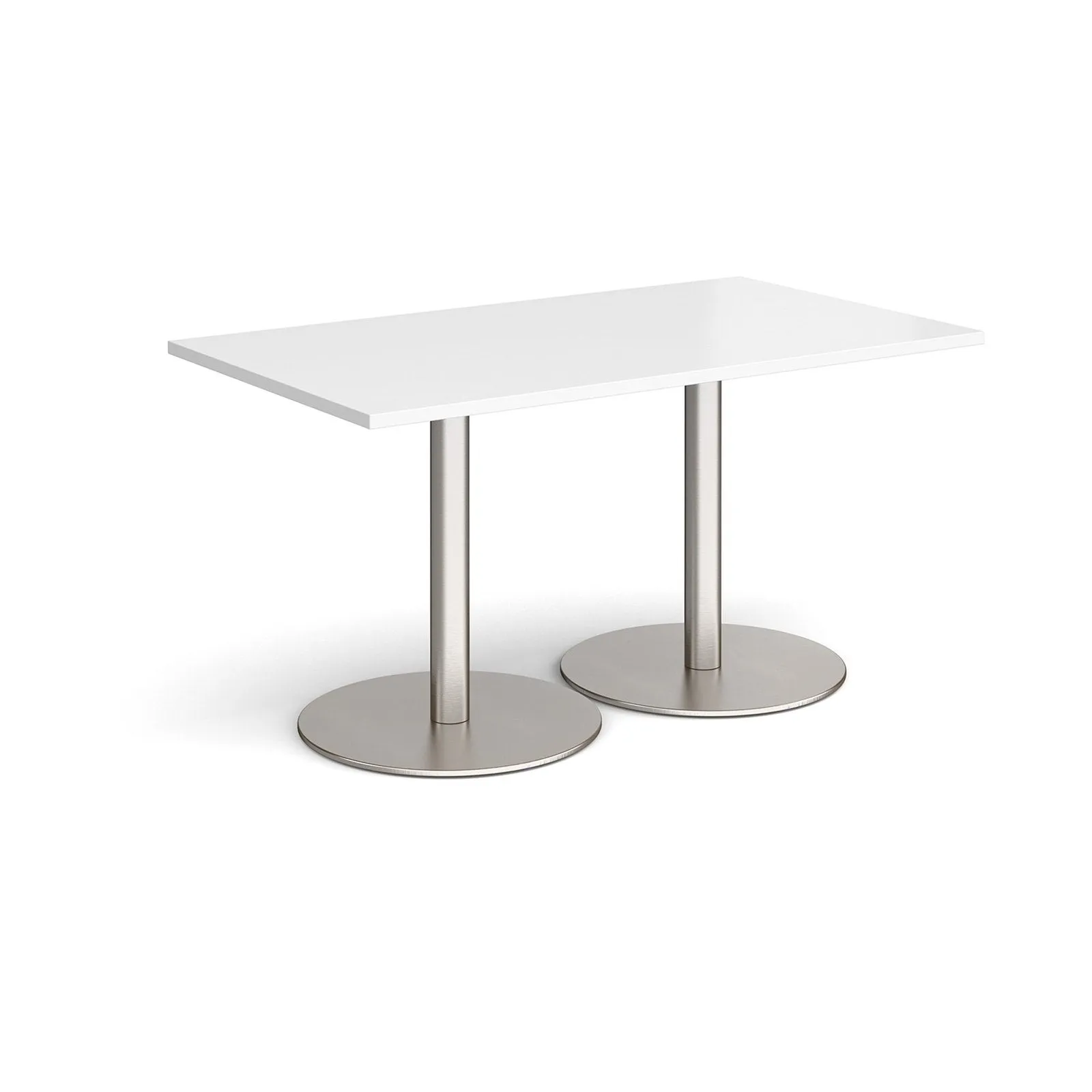 Monza rectangular dining table with flat bases