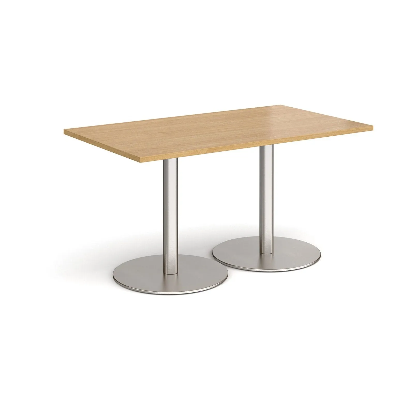 Monza rectangular dining table with flat bases