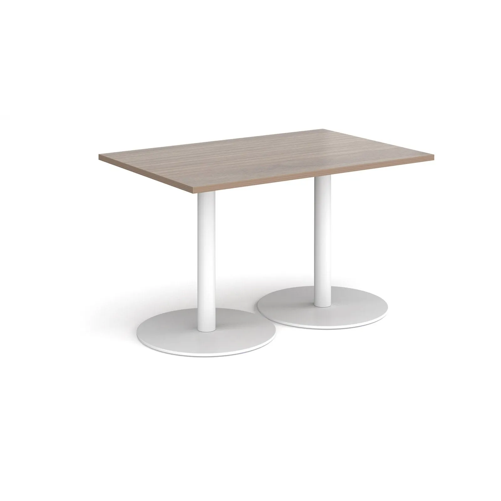 Monza rectangular dining table with flat bases