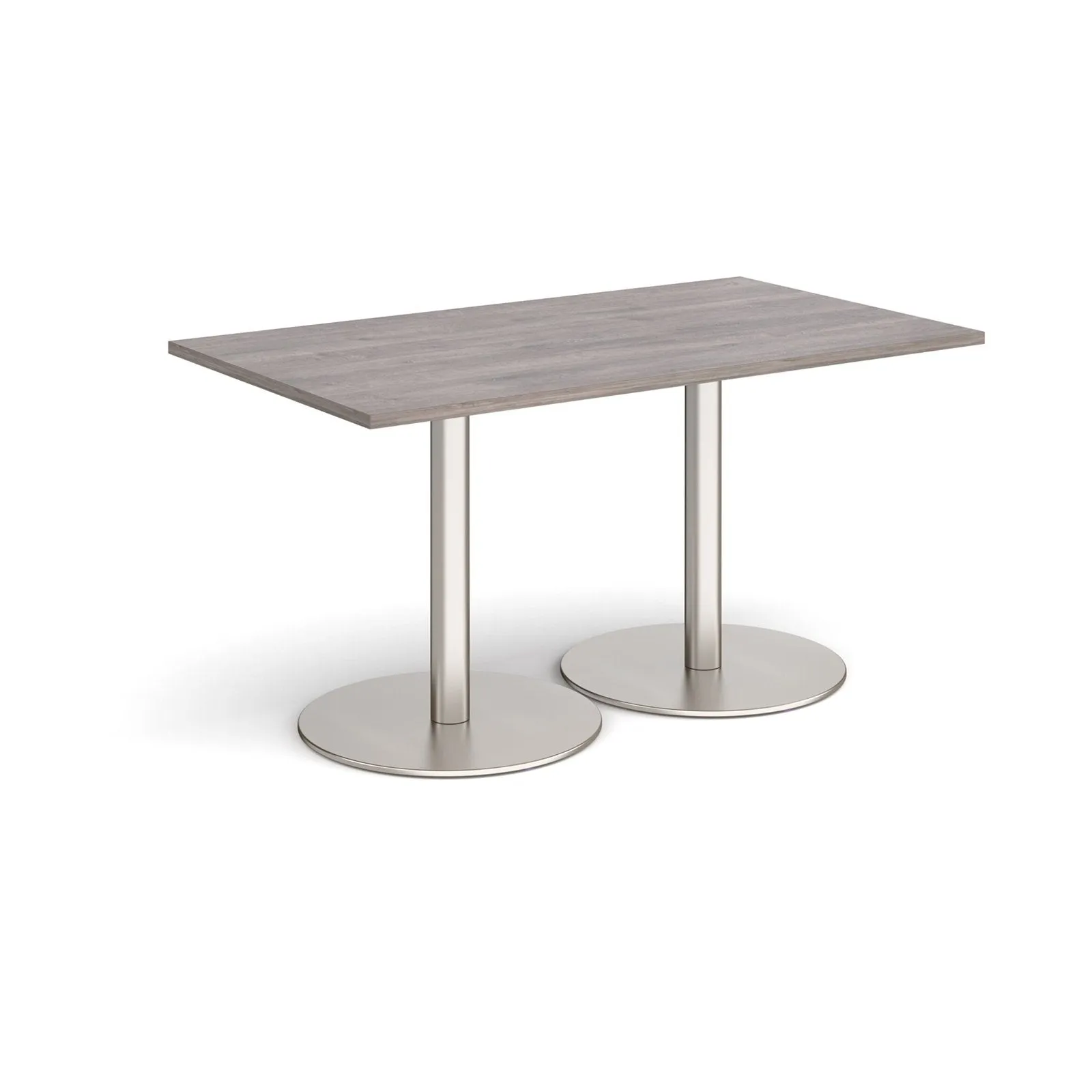 Monza rectangular dining table with flat bases