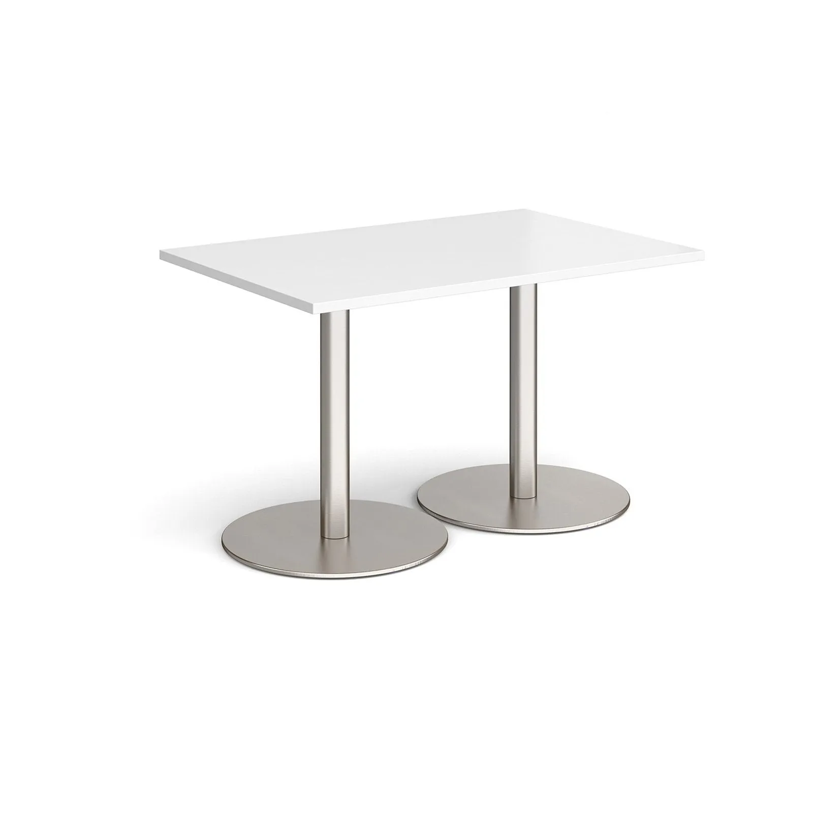 Monza rectangular dining table with flat bases