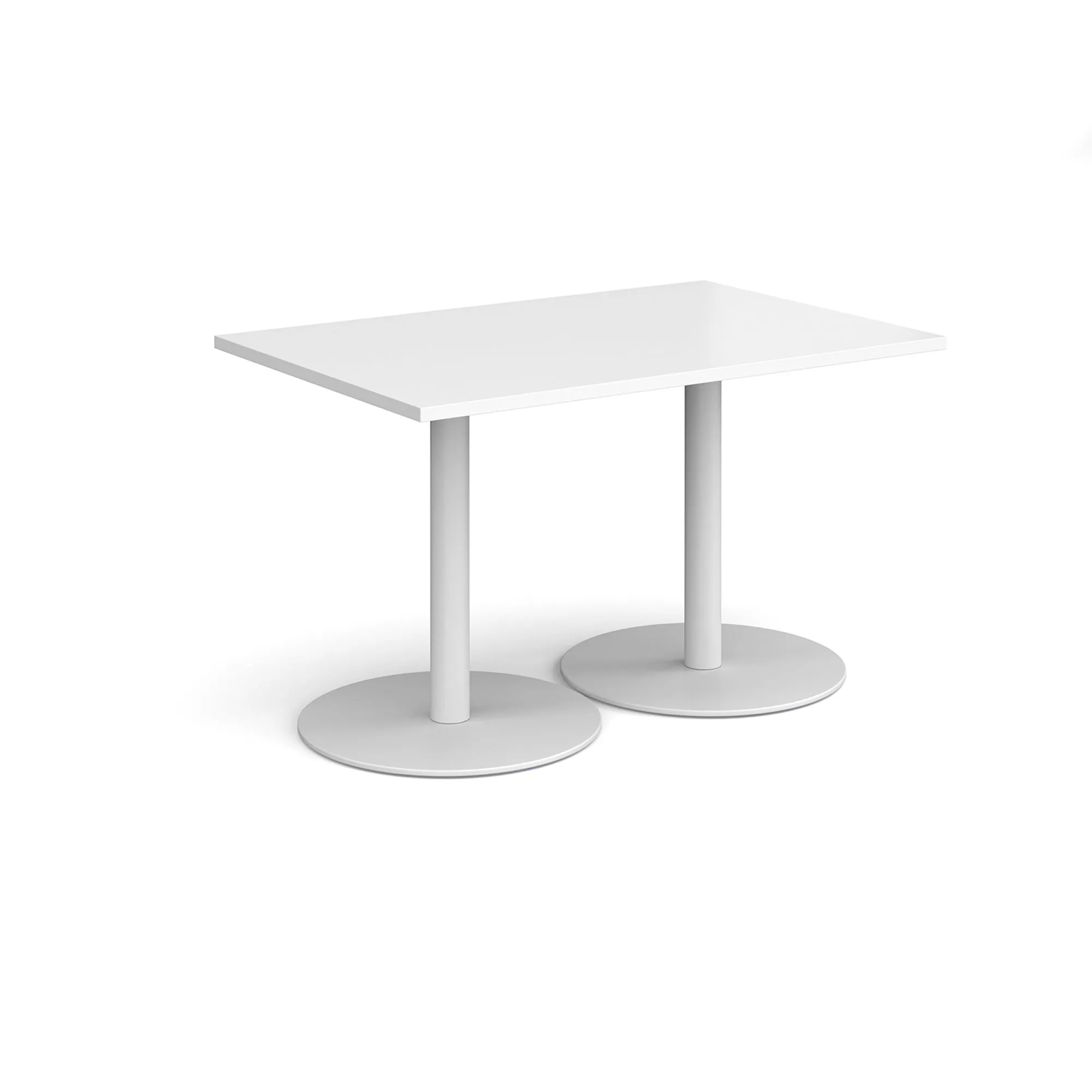 Monza rectangular dining table with flat bases