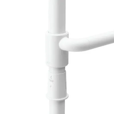 NEW - 36"-66" Umbra Anywhere Curtain Rod White