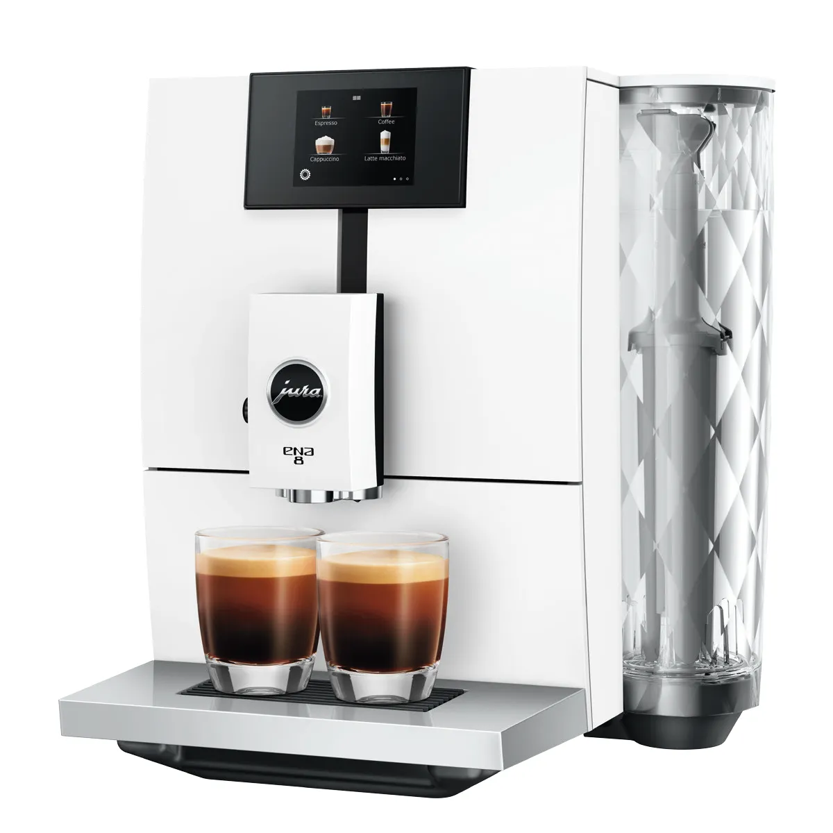 Open Box | Jura ENA 8 Automatic Espresso Machine, Full Nordic White #15495