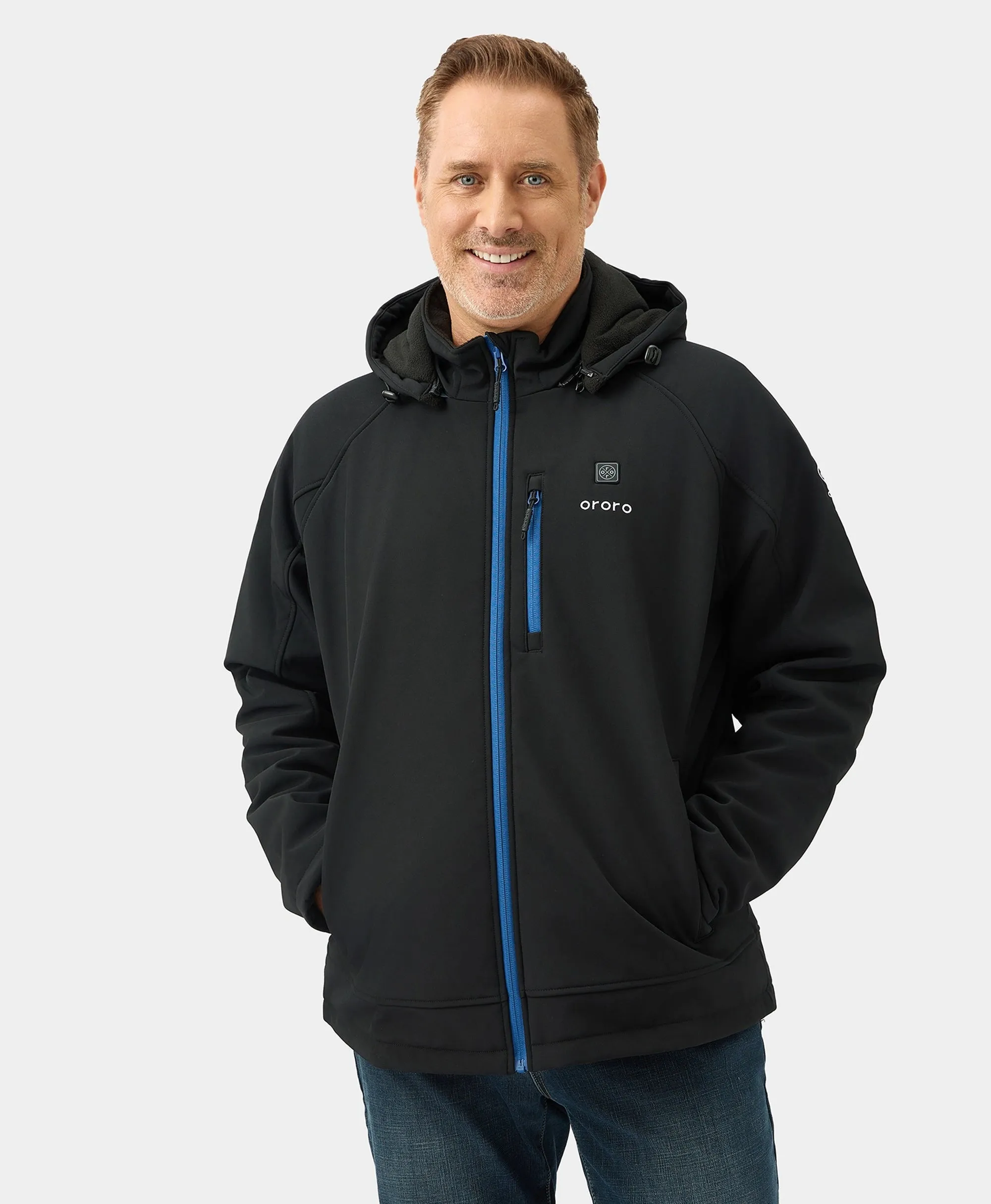 (Open-Box) Men's Classic Heated Jacket 2.0  with 4 Heating Zones (Battery Set Not Included)