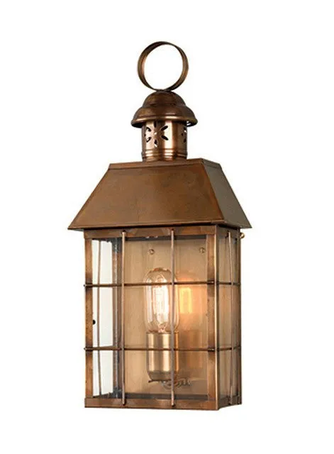 Parker Brass Wall Lantern- ID 8270