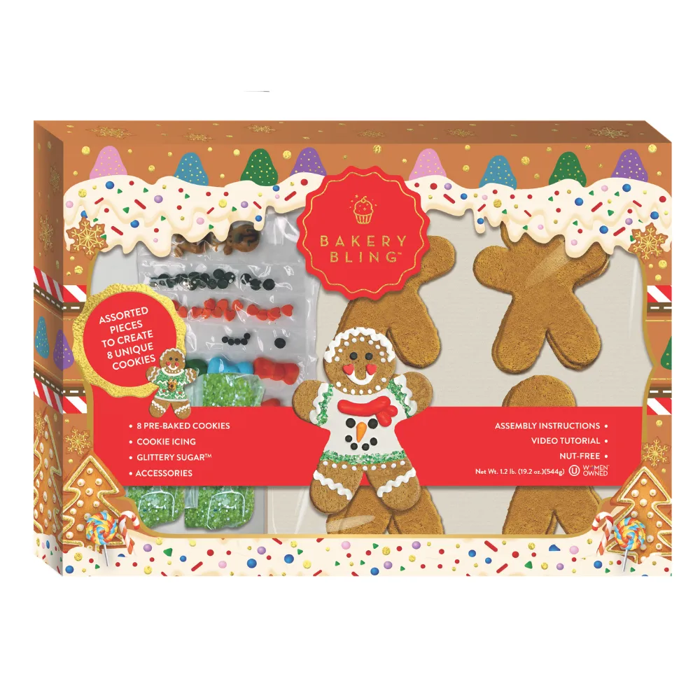 Pre-Order: Gingerbread People Designer Cookie Kit