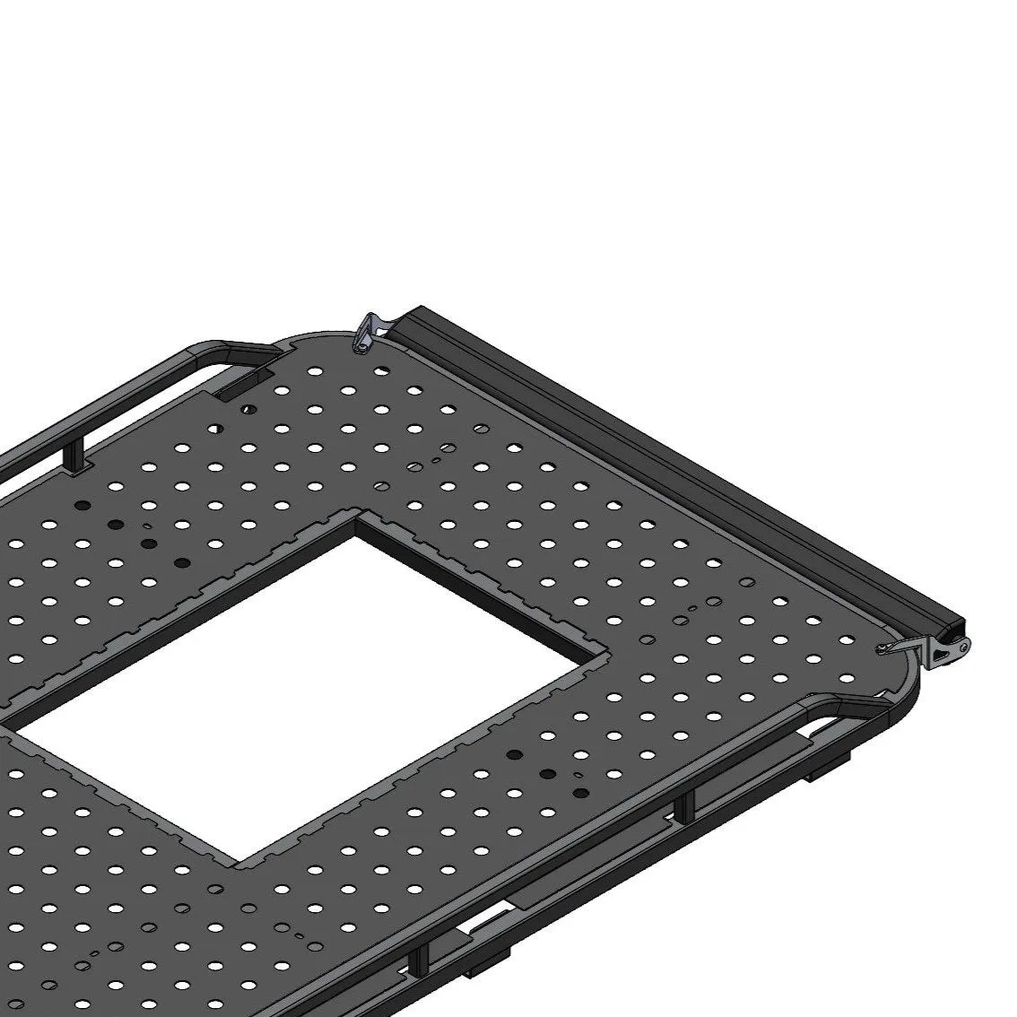 RB Components 50in Light Bar Mounting Bracket for Roof Rack