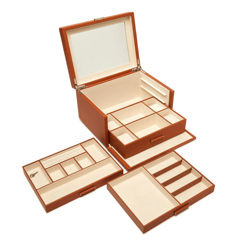 Riley 3 Tray Jewelry Box