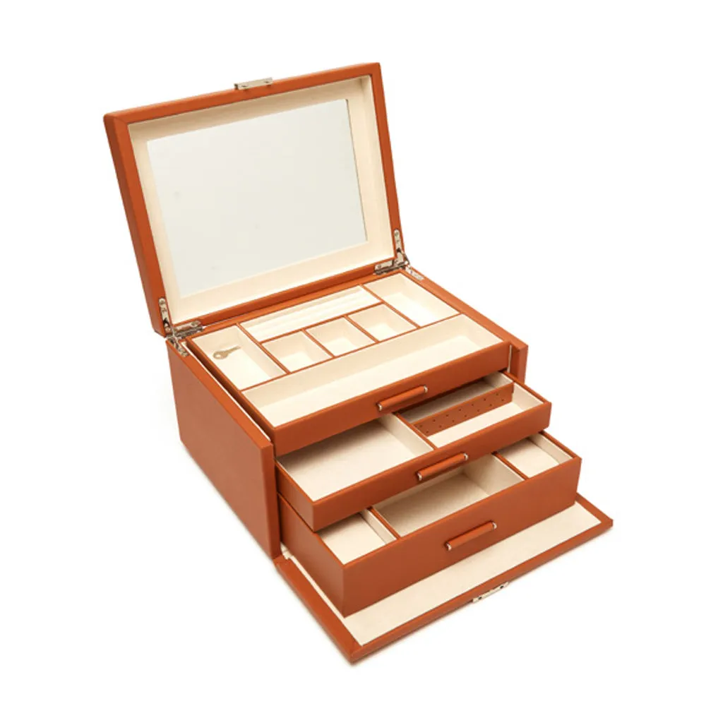 Riley 3 Tray Jewelry Box